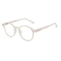 BluShield Transparent Medium Full Rim CIRCLE Computer Glasses for Men & Women — Hashtag Eyewears