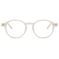 BluShield Transparent Medium Full Rim CIRCLE Computer Glasses for Men & Women — Hashtag Eyewears