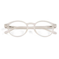 BluShield Transparent Medium Full Rim CIRCLE Computer Glasses for Men & Women — Hashtag Eyewears