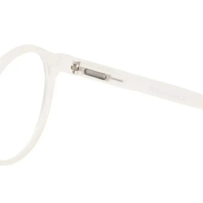 BluShield | Transparent Medium Full Rim Round Computer Glasses for Men & Women [Blue Block]