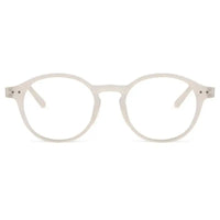 BluShield | Transparent Medium Full Rim Round Computer Glasses for Men & Women [Blue Block]