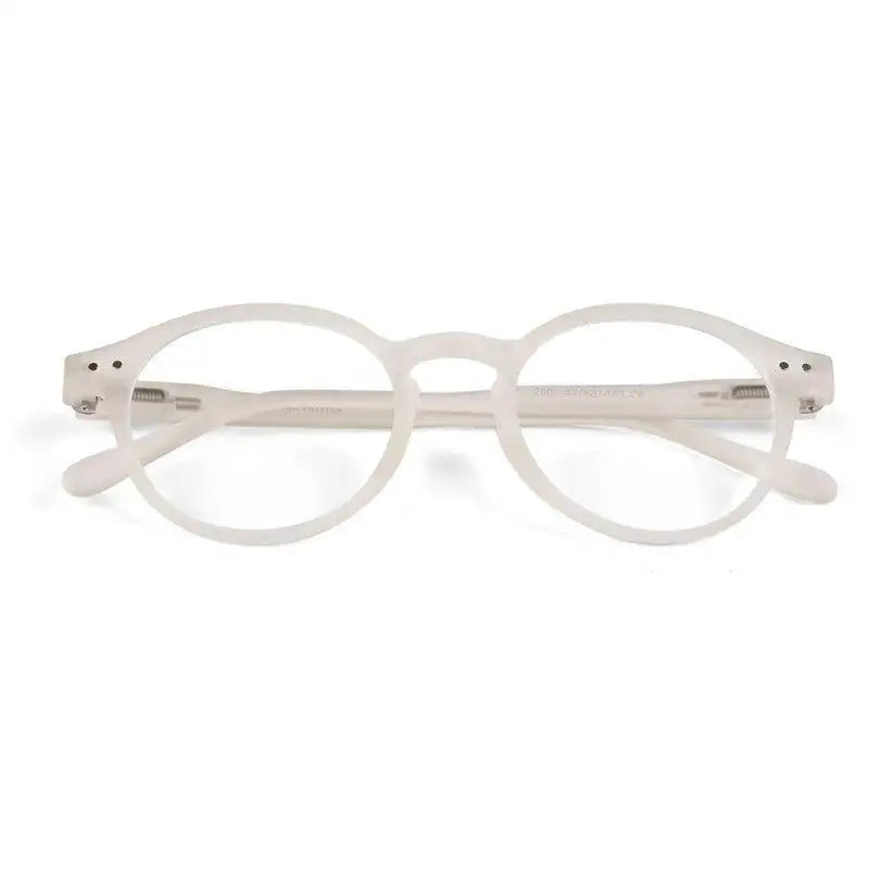 BluShield | Transparent Medium Full Rim Round Computer Glasses for Men & Women [Blue Block]