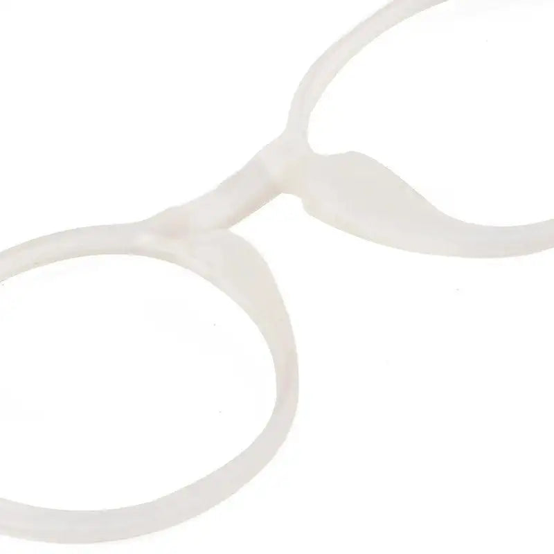 BluShield | Transparent Medium Full Rim Round Computer Glasses for Men & Women [Blue Block]