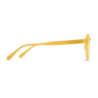 BluShield | Transparent Orange Medium Full Rim Round Computer Glasses for Men & Women [Blue Block]