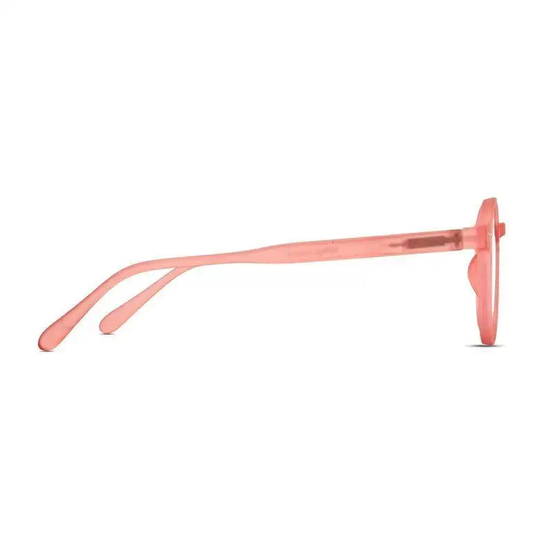 BluShield | Transparent Red Medium Full Rim Round Computer Glasses for Men & Women [Blue Block]