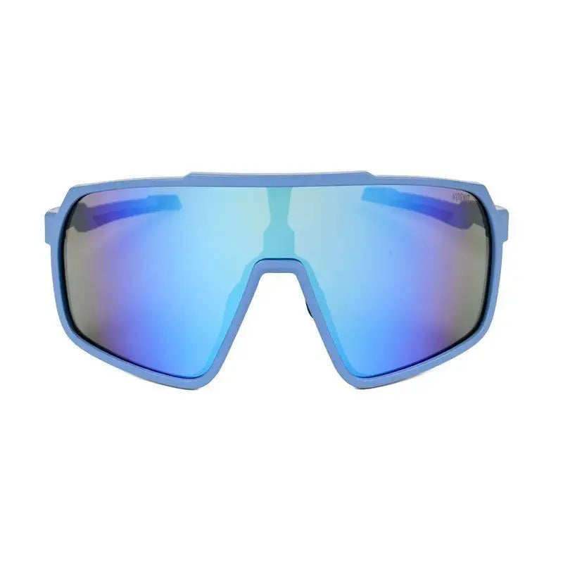 Bolt | Light Blue Extra-Large Full Rim Shield Sports Sunglasses for Men & Women [UV-protected]