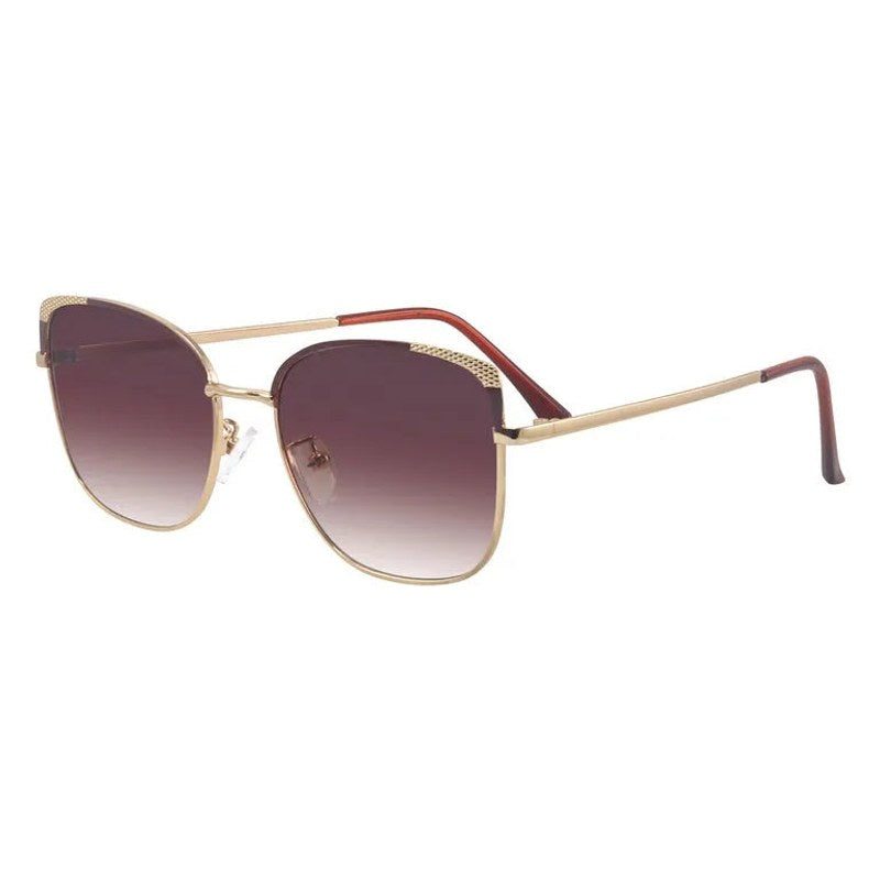 Velox Brown Medium Full Rim Square Sunglasses for Women — Hashtag Eyewears
