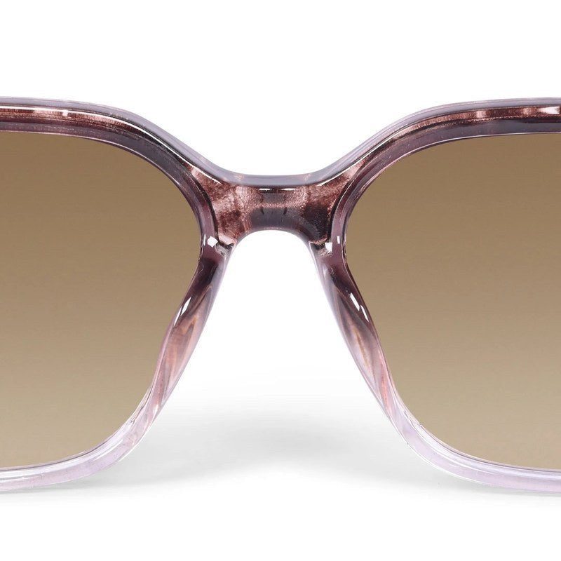 Caelion Texture Brown Gradient Large Full Rim Cateye Sunglasses for Men & Women — Hashtag Eyewears