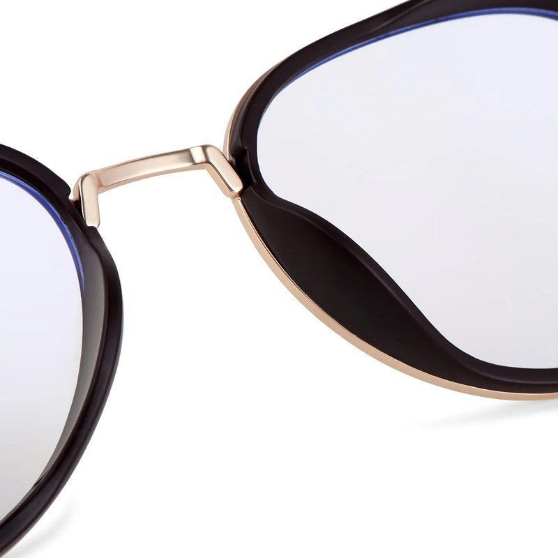 Caelium Golden & Brown Large Full Rim Aviator Clip-on for Men & Women — Hashtag Eyewears