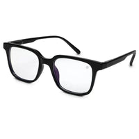 Celestia | Black Medium Full Rim Wayfarer Computer Glasses for Men & Women [Blue Block]