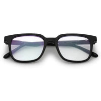 Celestia | Black Medium Full Rim Wayfarer Computer Glasses for Men & Women [Blue Block]