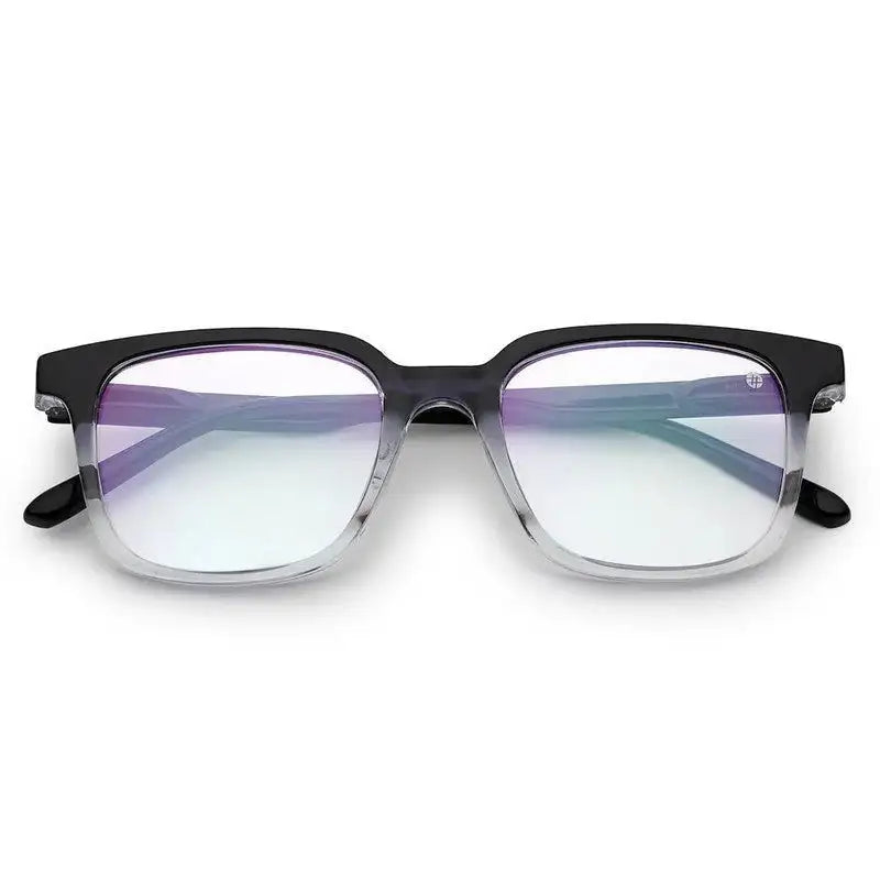 Celestia | Gradient Black Medium Full Rim Wayfarer Computer Glasses for Men & Women [Blue Block]