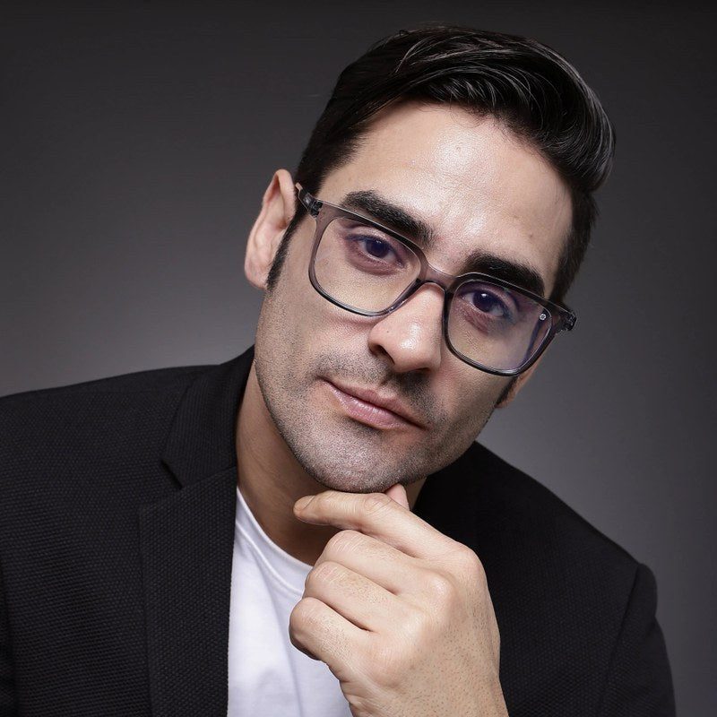 Celestia Smoke Medium Full Rim Wayfarer Computer Glasses for Men & Women — Hashtag Eyewears