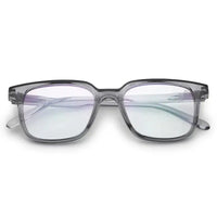 Celestia | Smoke Medium Full Rim Wayfarer Computer Glasses for Men & Women [Blue Block]