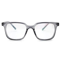 Celestia | Smoke Medium Full Rim Wayfarer Computer Glasses for Men & Women [Blue Block]