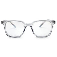 Celestia | Transparent Medium Full Rim Wayfarer Computer Glasses for Men & Women [Blue Block]