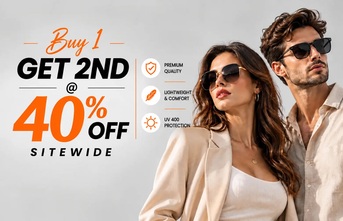Buy 1 Get 2nd at 40% off sitewide