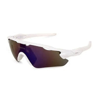 Chronos | White Medium Half Rim Shield Sports Sunglasses for Men & Women [UV-protected]