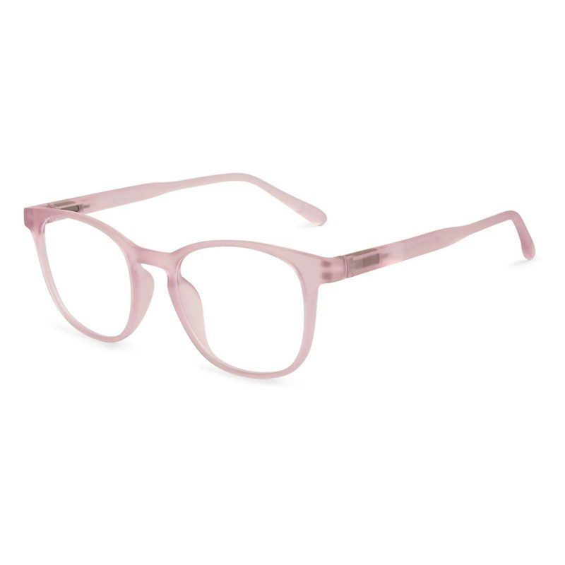 Clario Baby Pink Medium Full Rim RECTANGLE Computer Glasses for Men & Women — Hashtag Eyewears