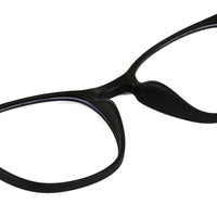 Clario Black Medium Full Rim RECTANGLE Computer Glasses for Men & Women — Hashtag Eyewears