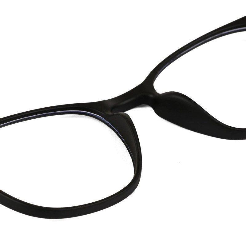 Clario Black Medium Full Rim RECTANGLE Computer Glasses for Men & Women — Hashtag Eyewears