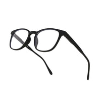 Clario Black Medium Full Rim RECTANGLE Computer Glasses for Men & Women — Hashtag Eyewears