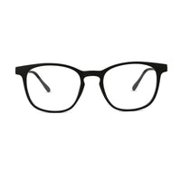 Clario Black Medium Full Rim RECTANGLE Computer Glasses for Men & Women — Hashtag Eyewears