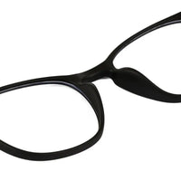 Clario | Black Medium Full Rim RECTANGLE Computer Glasses for Men & Women [Blue Block]