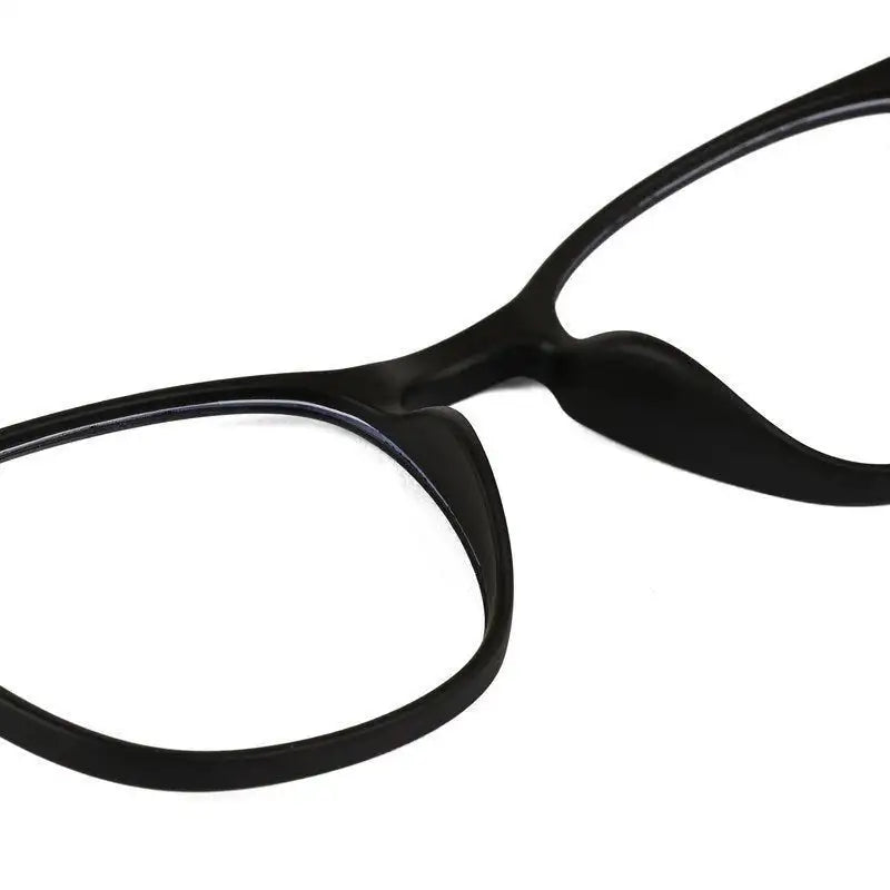 Clario | Black Medium Full Rim RECTANGLE Computer Glasses for Men & Women [Blue Block]