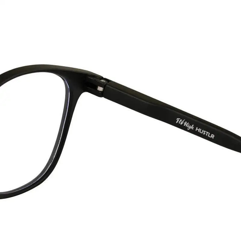 Clario | Black Medium Full Rim RECTANGLE Computer Glasses for Men & Women [Blue Block]