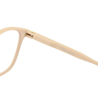 Clario Cream Medium Full Rim RECTANGLE Computer Glasses for Men & Women — Hashtag Eyewears