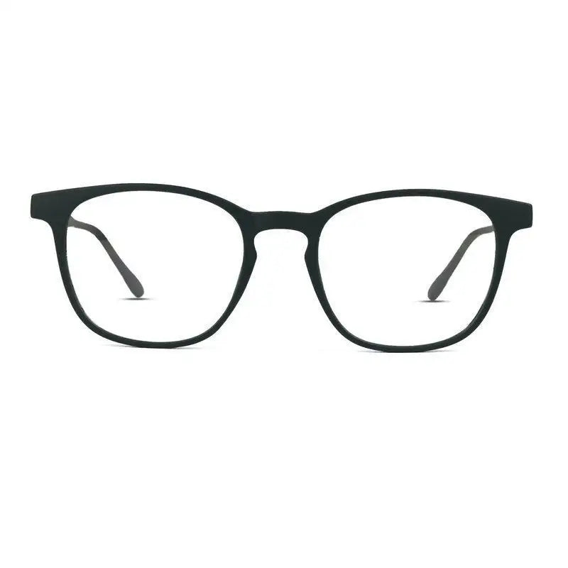Clario | Green Medium Full Rim RECTANGLE Computer Glasses for Men & Women [Blue Block]