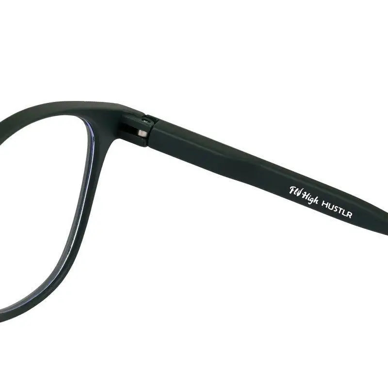 Clario | Green Medium Full Rim RECTANGLE Computer Glasses for Men & Women [Blue Block]