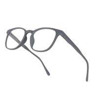 Clario Grey Medium Full Rim RECTANGLE Computer Glasses for Men & Women — Hashtag Eyewears