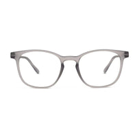 Clario Smoke Medium Full Rim RECTANGLE Computer Glasses for Men & Women — Hashtag Eyewears