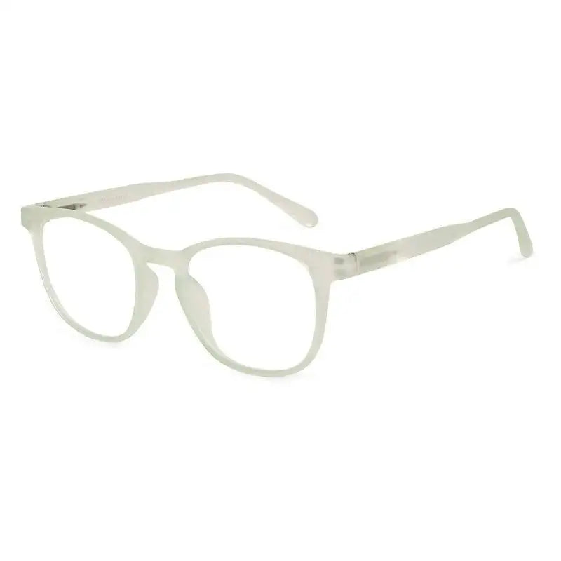 Clario | Transparent Light Green Medium Full Rim RECTANGLE Computer Glasses for Men & Women [Blue Block]
