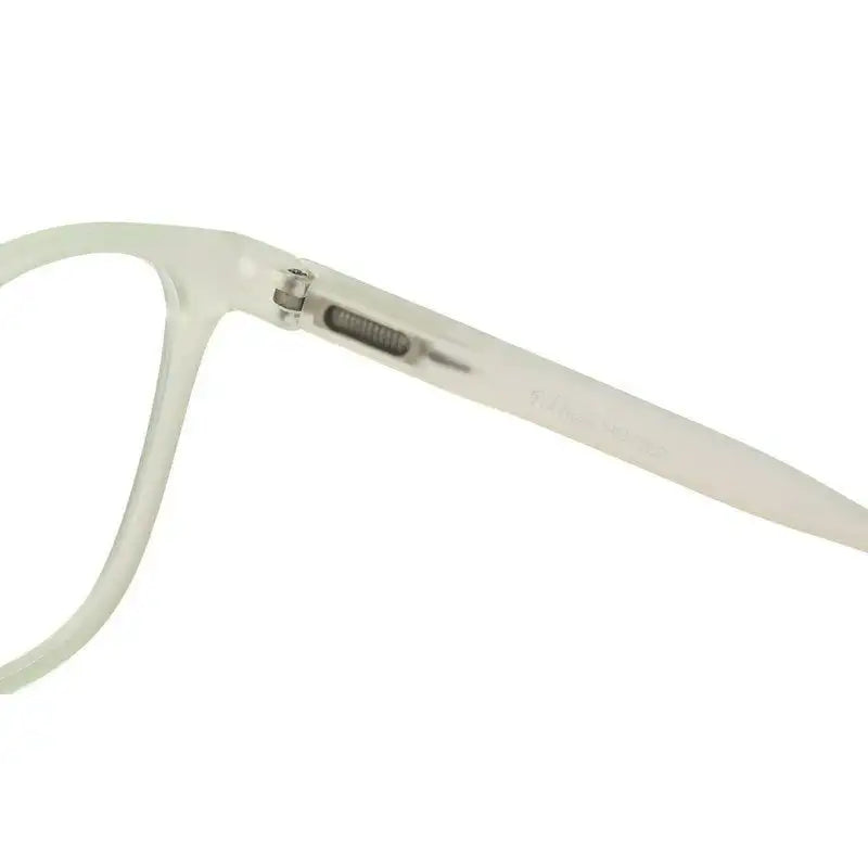 Clario | Transparent Light Green Medium Full Rim RECTANGLE Computer Glasses for Men & Women [Blue Block]
