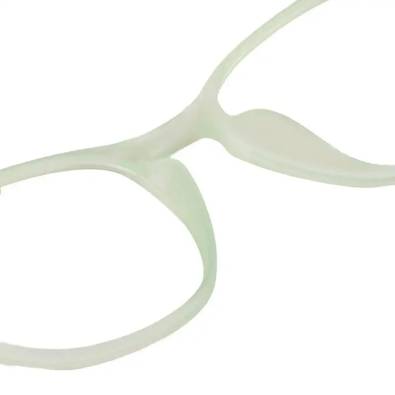 Clario | Transparent Light Green Medium Full Rim RECTANGLE Computer Glasses for Men & Women [Blue Block]