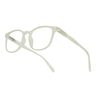 Clario | Transparent Light Green Medium Full Rim RECTANGLE Computer Glasses for Men & Women [Blue Block]