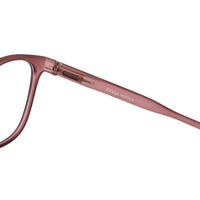 Clario | Transparent Mate Maroon Medium Full Rim RECTANGLE Computer Glasses for Men & Women [Blue Block]