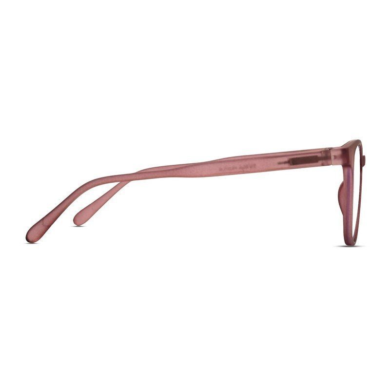Clario Transparent Mate Maroon Medium Full Rim RECTANGLE Computer Glasses for Men & Women — Hashtag Eyewears
