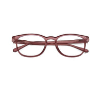Clario Transparent Mate Maroon Medium Full Rim RECTANGLE Computer Glasses for Men & Women — Hashtag Eyewears