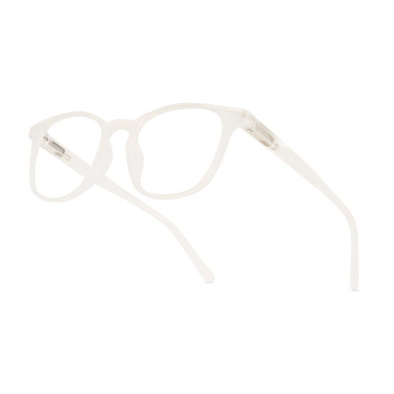 Clario Transparent Medium Full Rim RECTANGLE Computer Glasses for Men & Women — Hashtag Eyewears