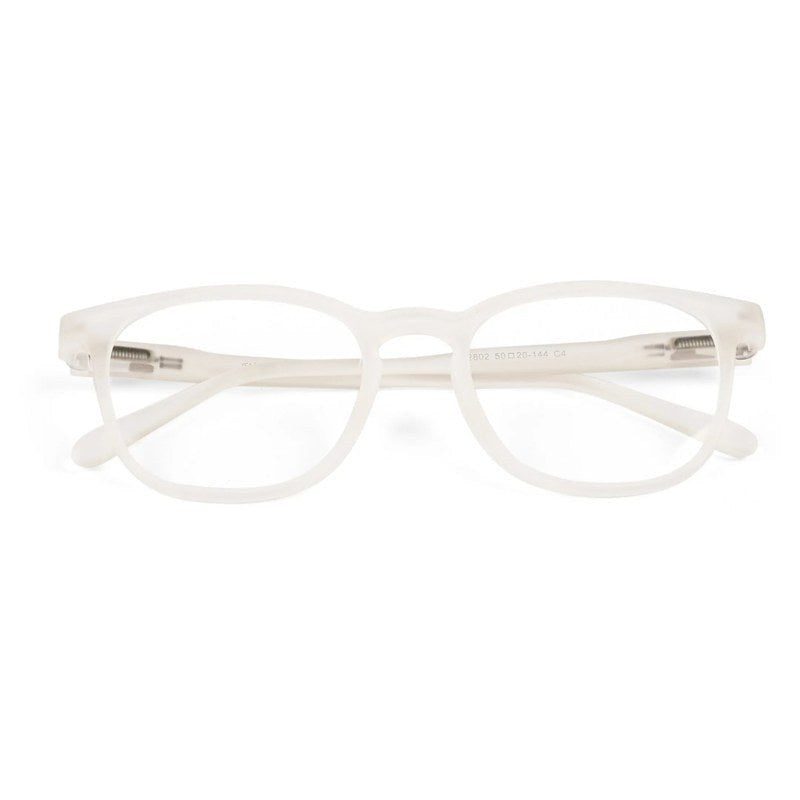 Clario Transparent Medium Full Rim RECTANGLE Computer Glasses for Men & Women — Hashtag Eyewears