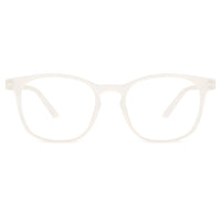 Clario Transparent Medium Full Rim RECTANGLE Computer Glasses for Men & Women — Hashtag Eyewears