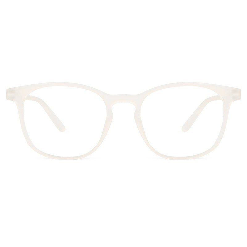 Clario Transparent Medium Full Rim RECTANGLE Computer Glasses for Men & Women — Hashtag Eyewears