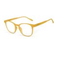 Clario | Transparent Orange Medium Full Rim RECTANGLE Computer Glasses for Men & Women [Blue Block]
