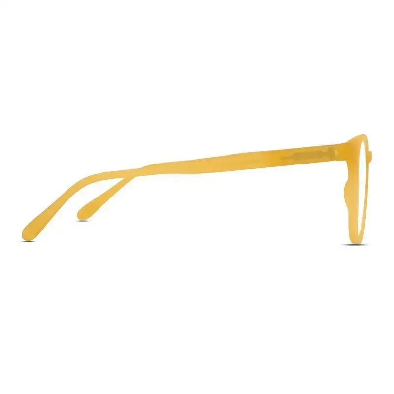 Clario | Transparent Orange Medium Full Rim RECTANGLE Computer Glasses for Men & Women [Blue Block]