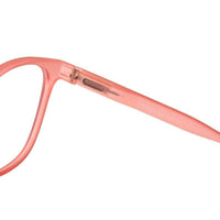 Clario Transparent Red Medium Full Rim RECTANGLE Computer Glasses for Men & Women — Hashtag Eyewears