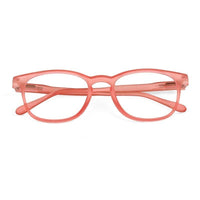 Clario Transparent Red Medium Full Rim RECTANGLE Computer Glasses for Men & Women — Hashtag Eyewears